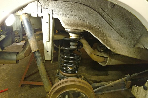 RSR DOWN rear springs on an MC22S Wagon R RR